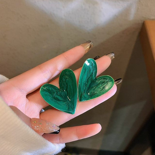 Green Heart studs