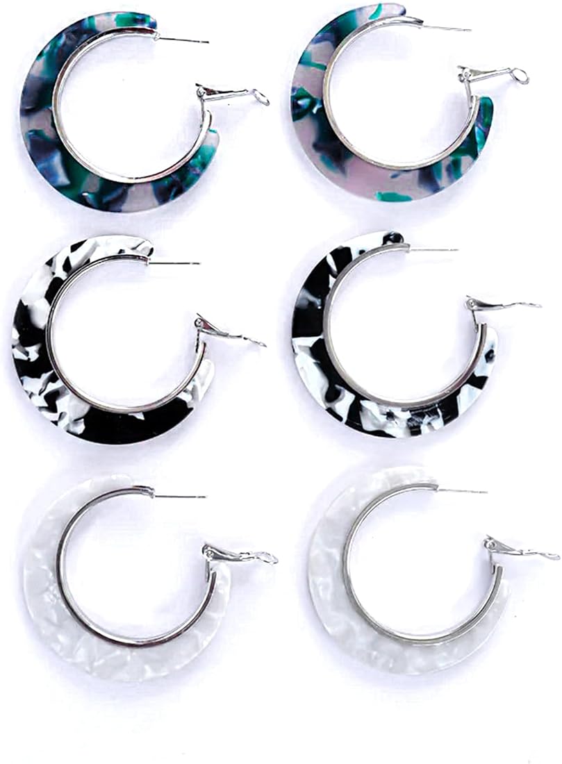 3 PCS Acrylic hoops