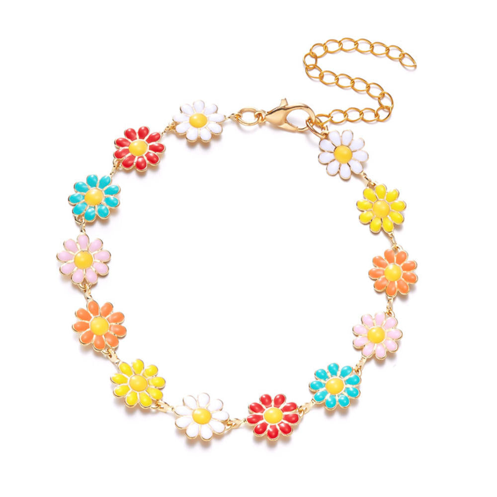 Daisy Flower multi bracelet