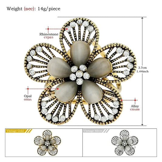 Scarf FLOWER PIN