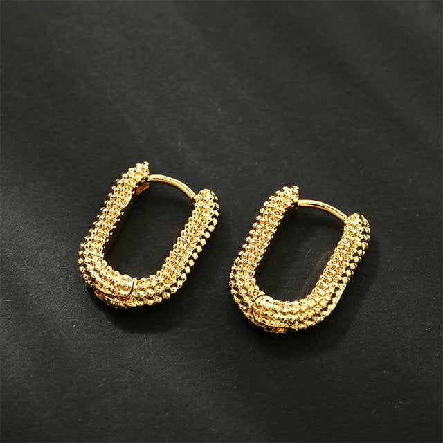 Square Gold Stainless steel