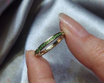 5pcs Luxury zirconia ring pack