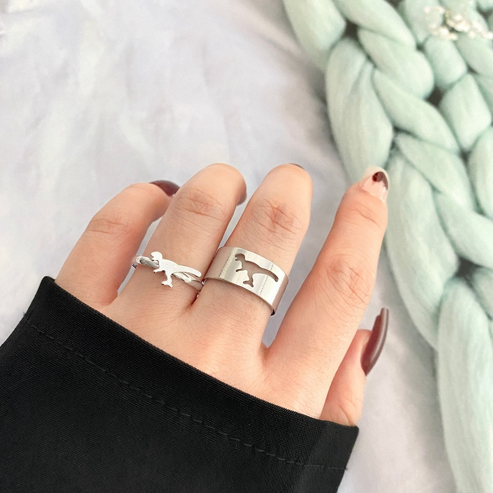 2pcs- Couple Ring Kangroo style D3