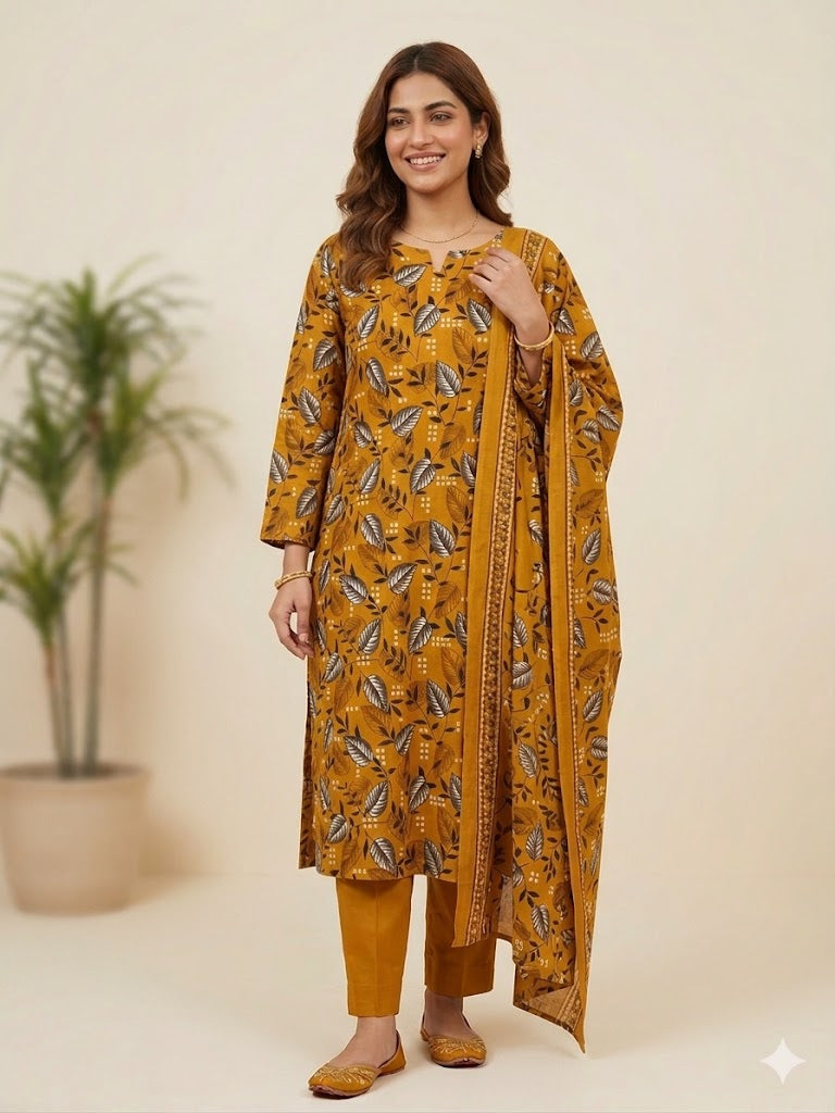 All Over Digital Printed Summer Cotton-2PC