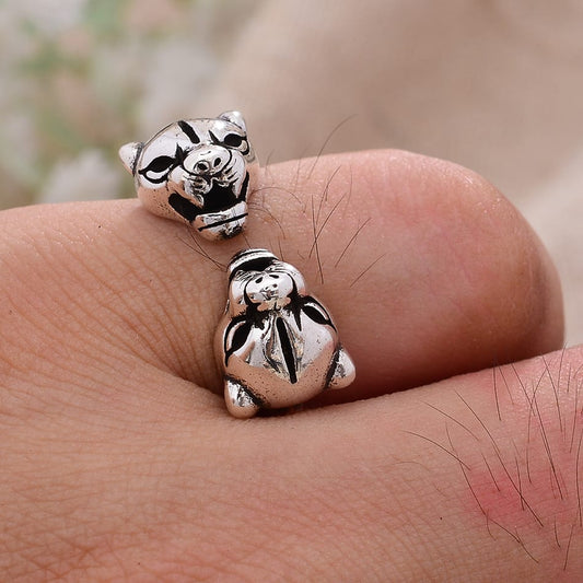 Double Leopord Head Ring