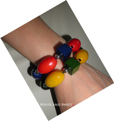 Cube and Circle braclet