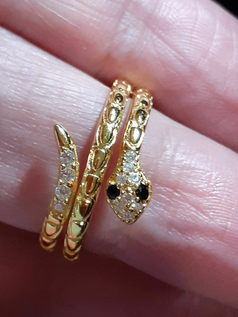 3PCS 925 open snake ring