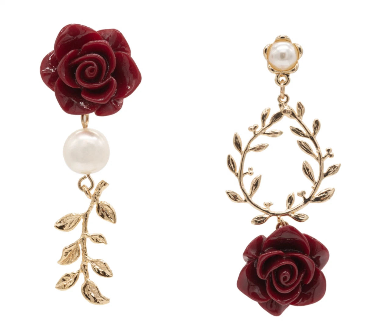 Rose Dangled Earings