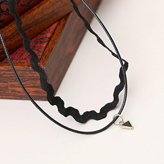Fashion Black triangle charm