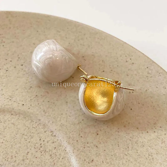 Enamel Peas Drop Glazed