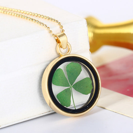 Dried Leaf Resin Pendant