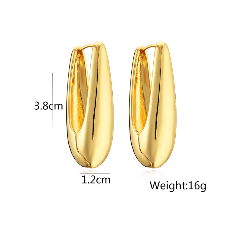 Large Drop Metal Studs