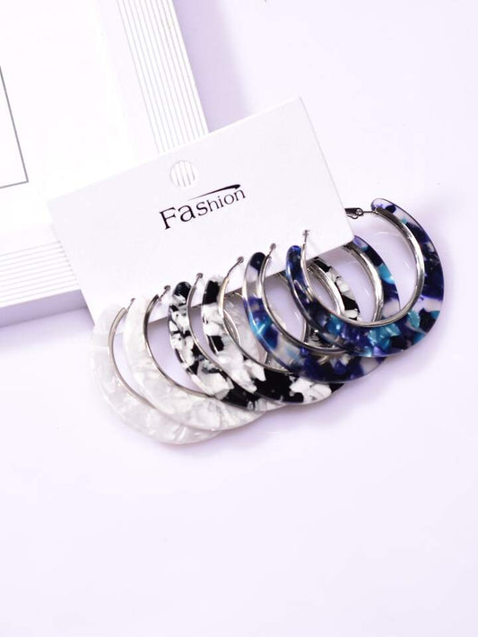 3 PCS Acrylic hoops