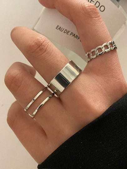 Punk Rings - 3 Pcs