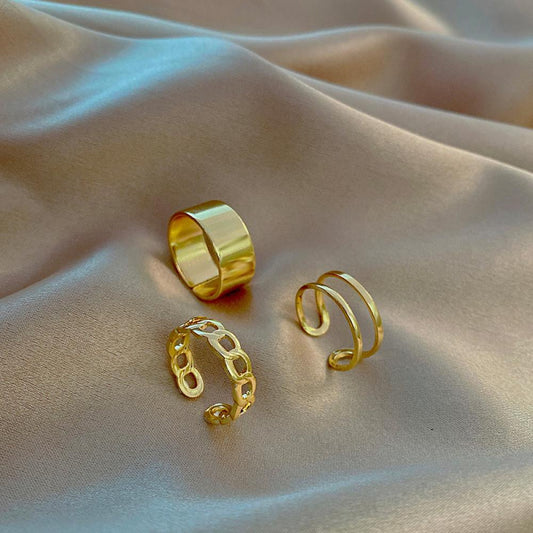 Punk Rings - 3 Pcs