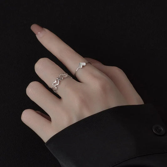 Hollow Heart Love Ring