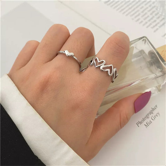 Hollow Heart Love Ring