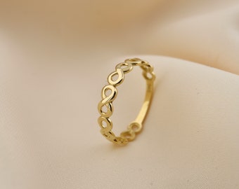 Infinity Gold Ring