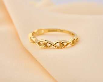 Infinity Gold Ring