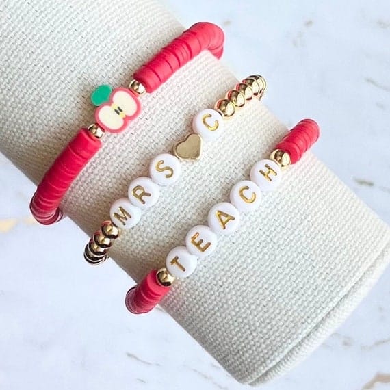 Handmade Silicon Beaded bracelets