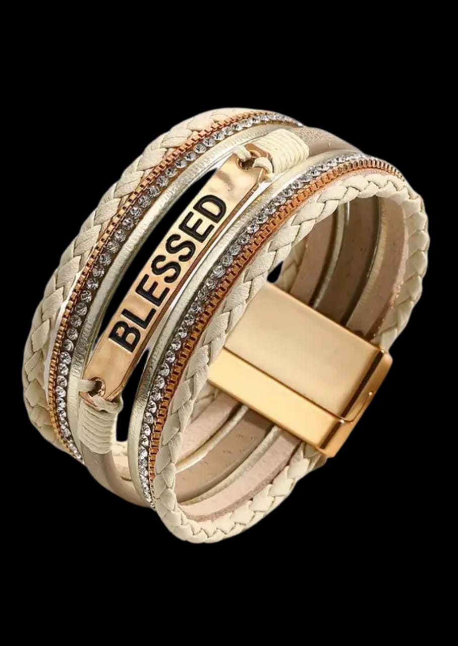 Leather Multi Layer Braclet