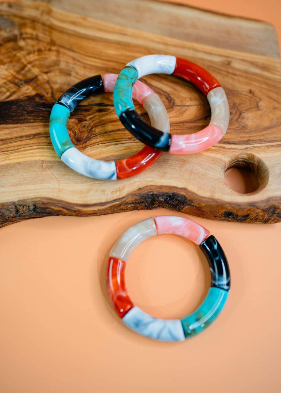 Multicolor Acrylic Braclet