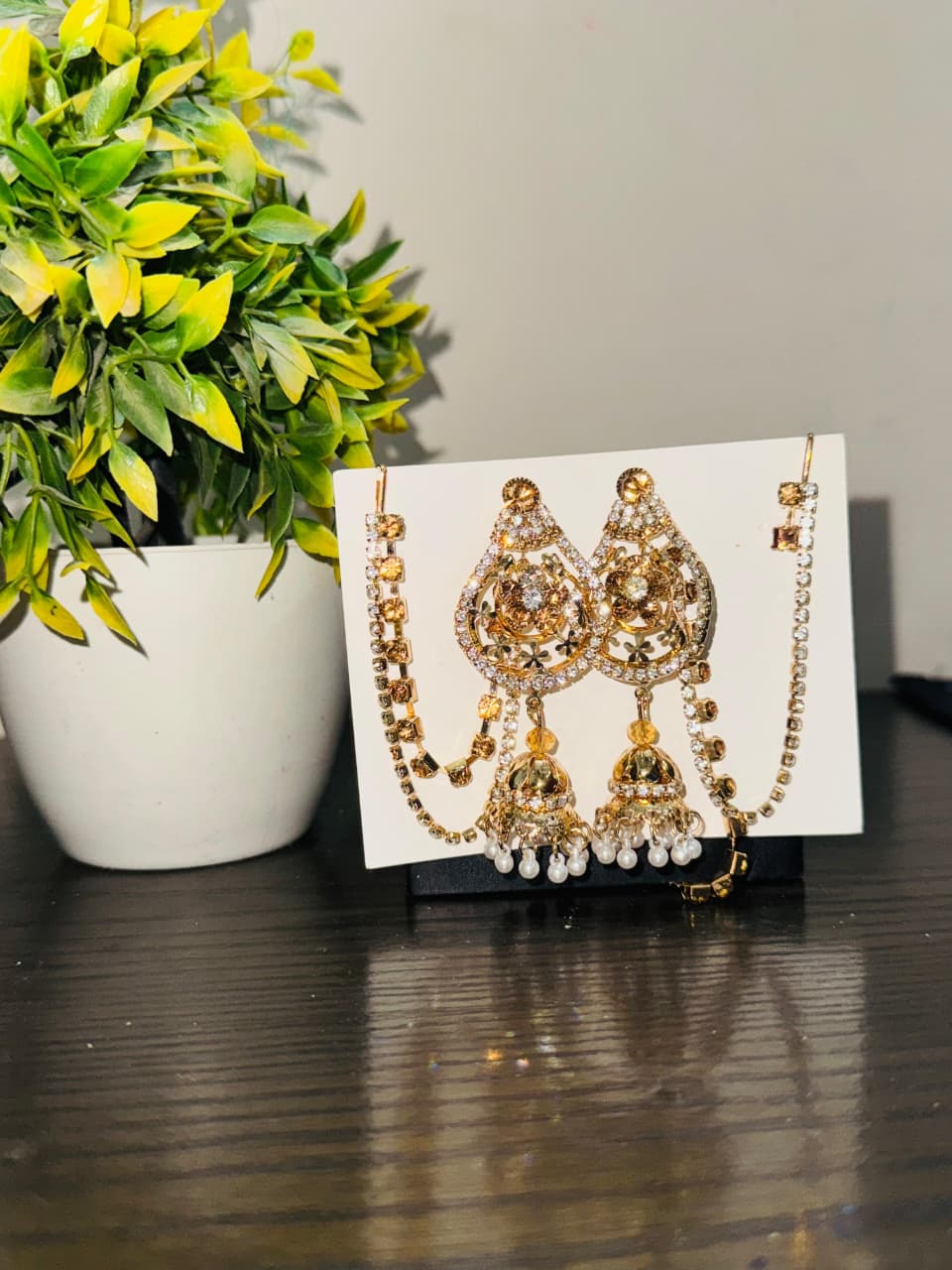 Golden jhumka