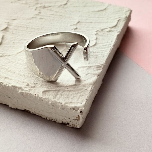 Vintage RING Silver X