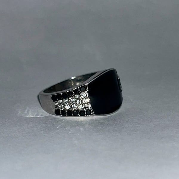BLACK Stone ZIRCONIA RING