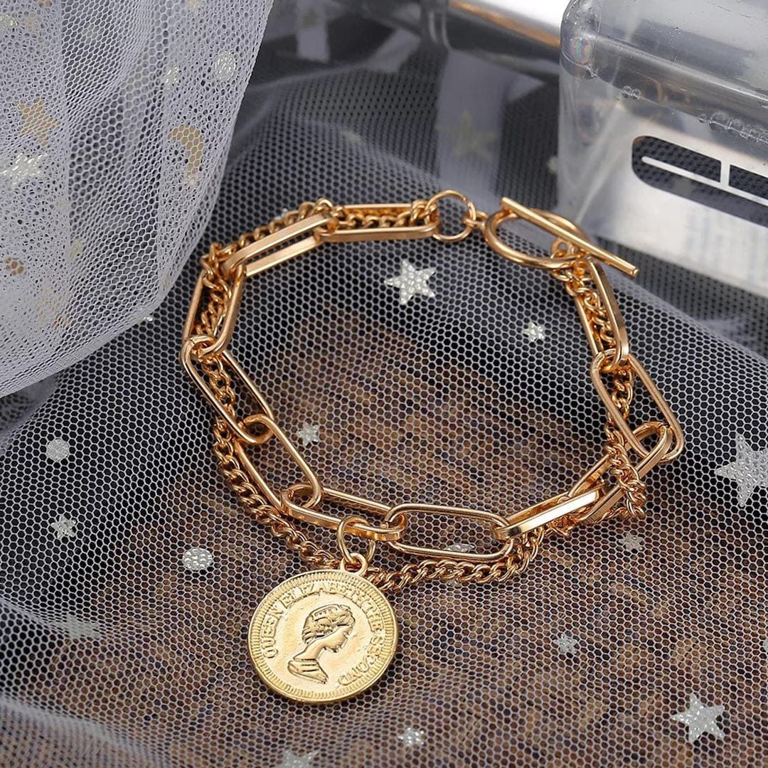 Gold Coin braclet