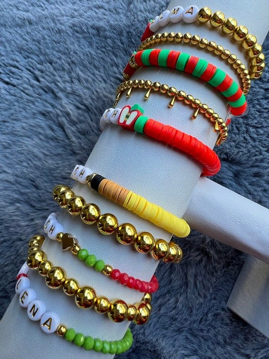 Handmade Silicon Beaded bracelets