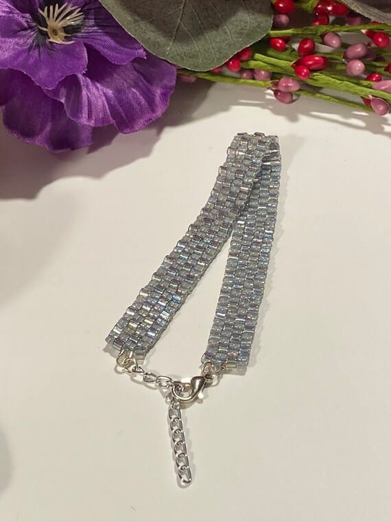 ZIRCONIA silver Braclet