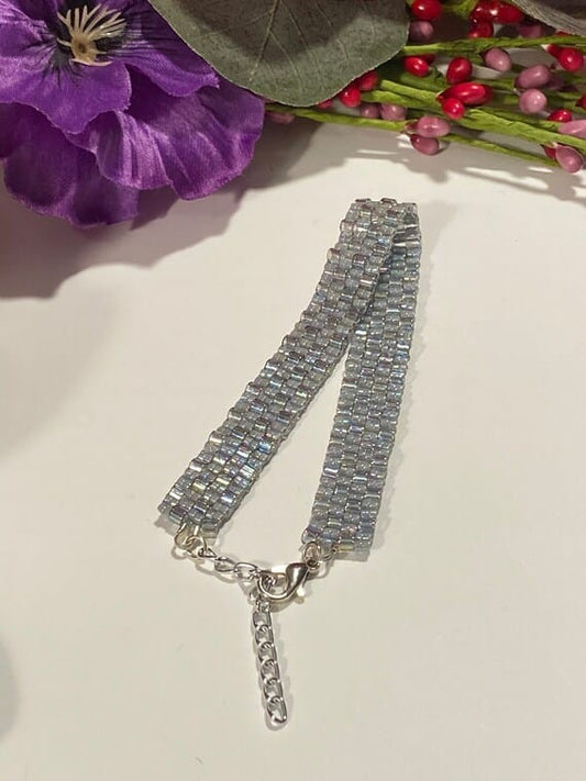 ZIRCONIA silver Braclet