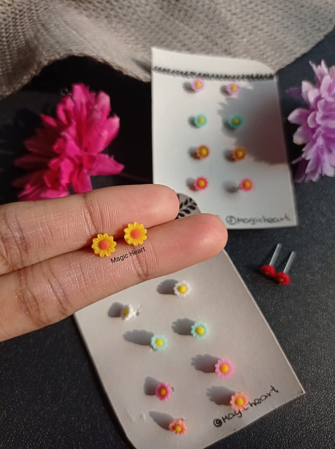 Flower Studs pack