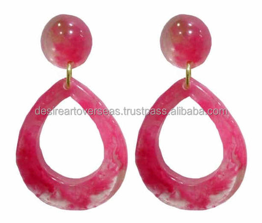 Red Teardrop earings
