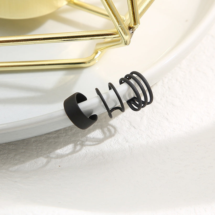 Black ear cuffs
