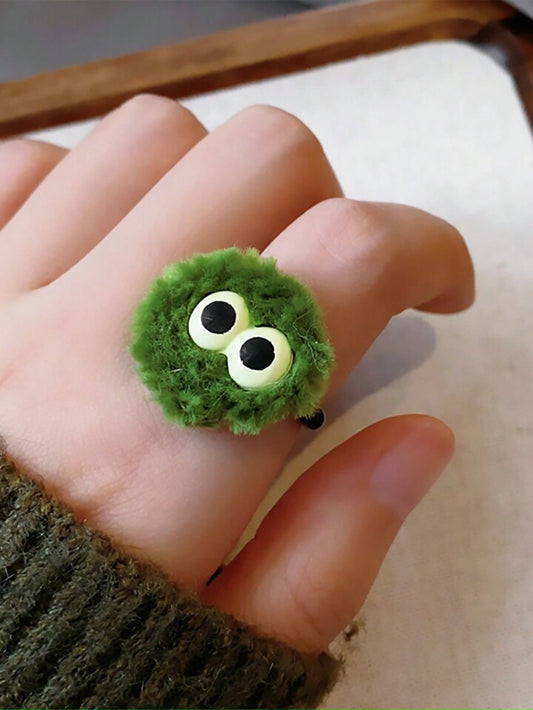 GREEN Monster funky ring