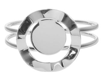 Silver Circle braclet