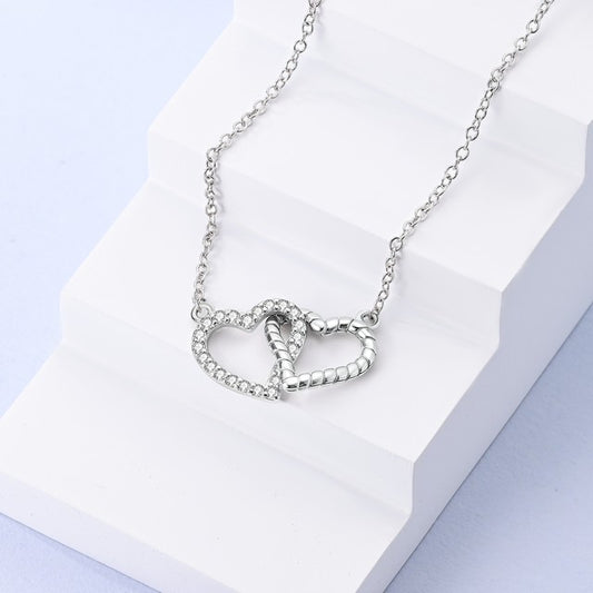 DOUBLE HEART SHAPE BRACLETS
