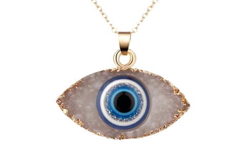 Evil eyes resin pendant