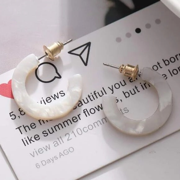 Marble Trendy Earings